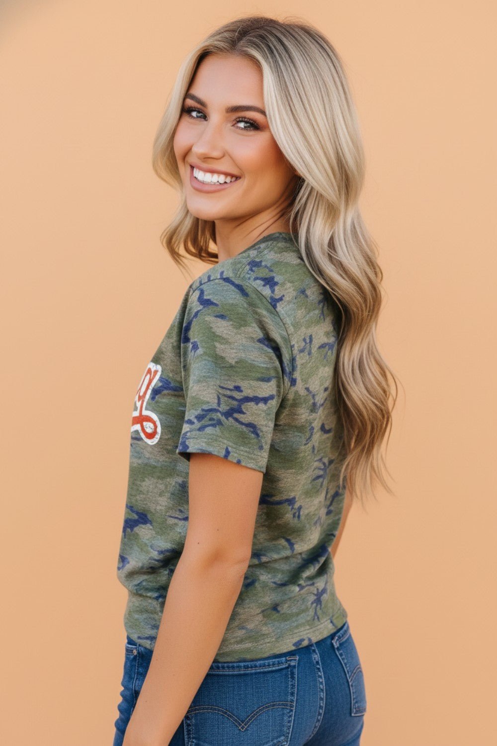 Camo America Patriotic Graphic Tee - Rooted & Reckless Co.