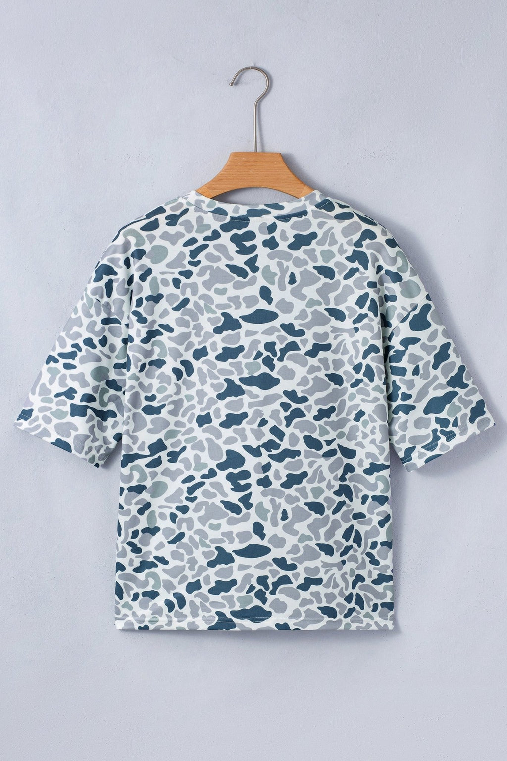 Camo Chest Pocket V-Neck Short Sleeve Tee - Rooted & Reckless Co.
