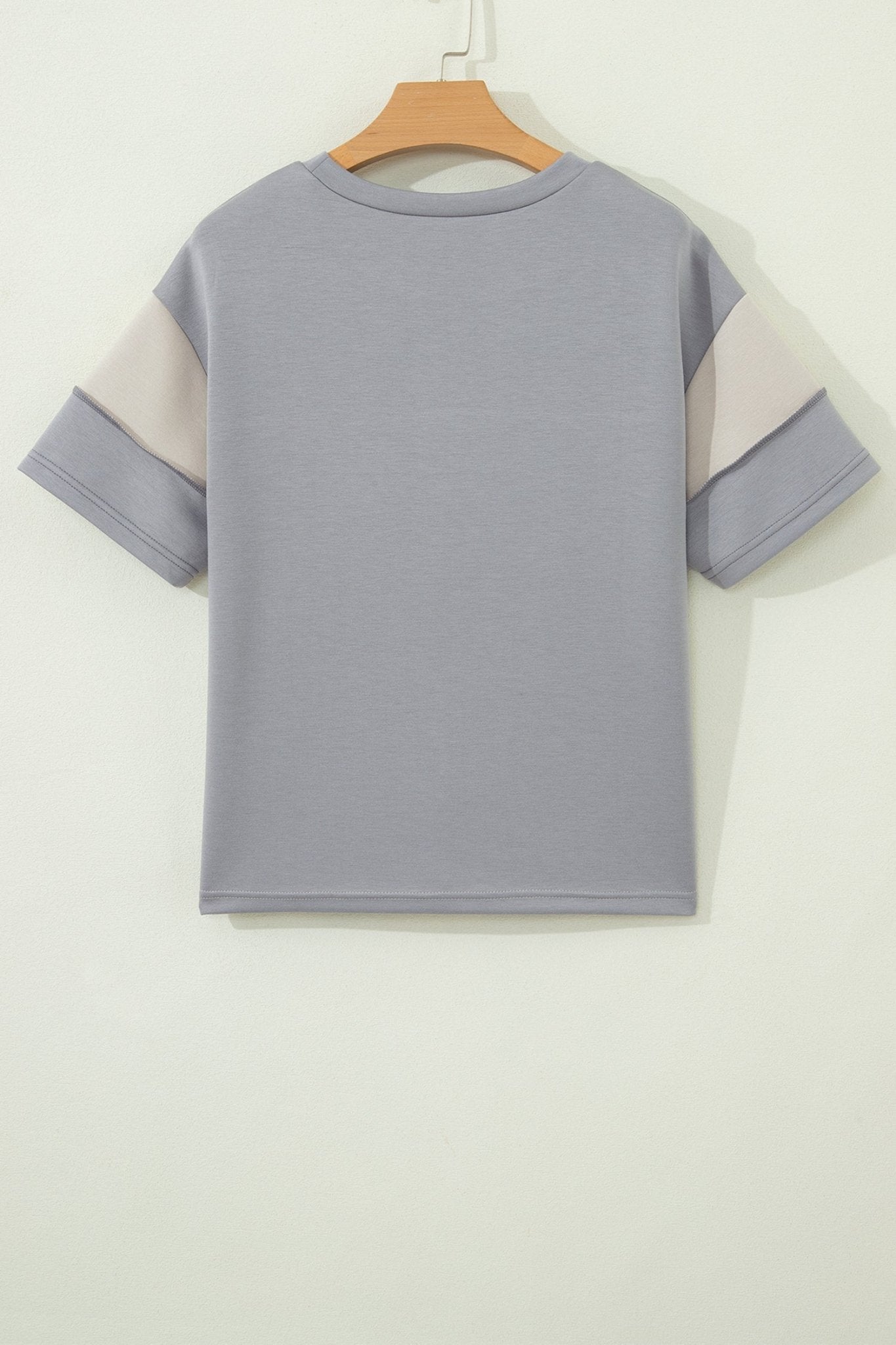 Camo Colorblock Raw Seam Short Sleeve Tee - Rooted & Reckless Co.