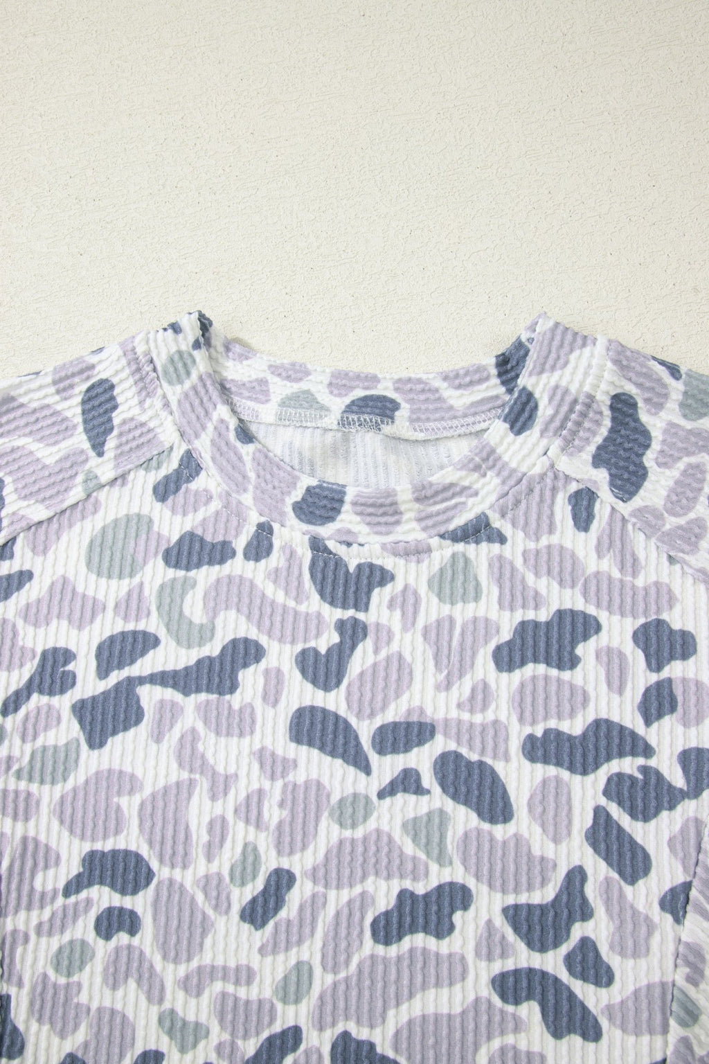 Camo Corded Knit Tee & Drawstring Pants Set - Rooted & Reckless Co.