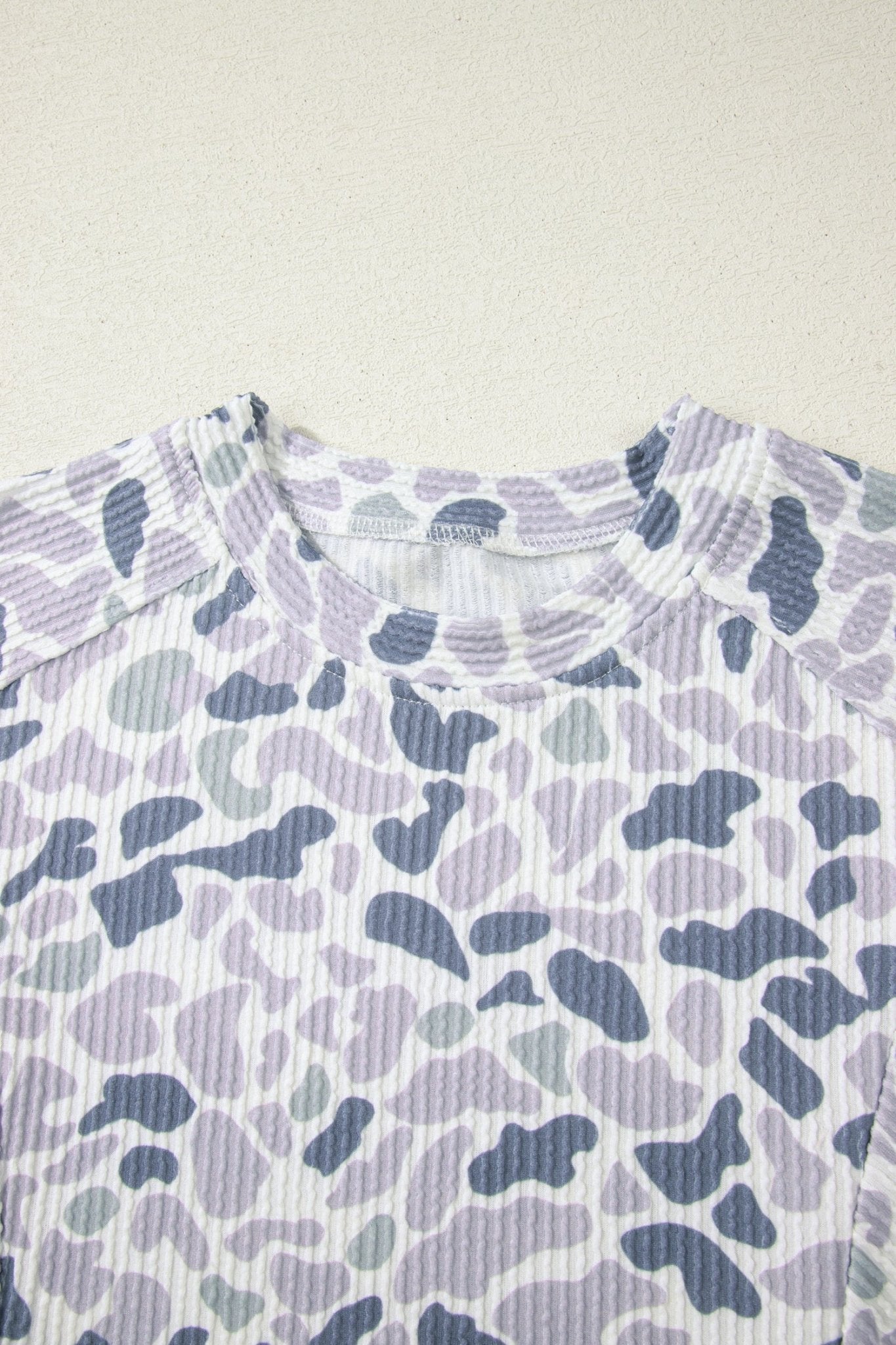 Camo Corded Knit Tee & Drawstring Pants Set - Rooted & Reckless Co.