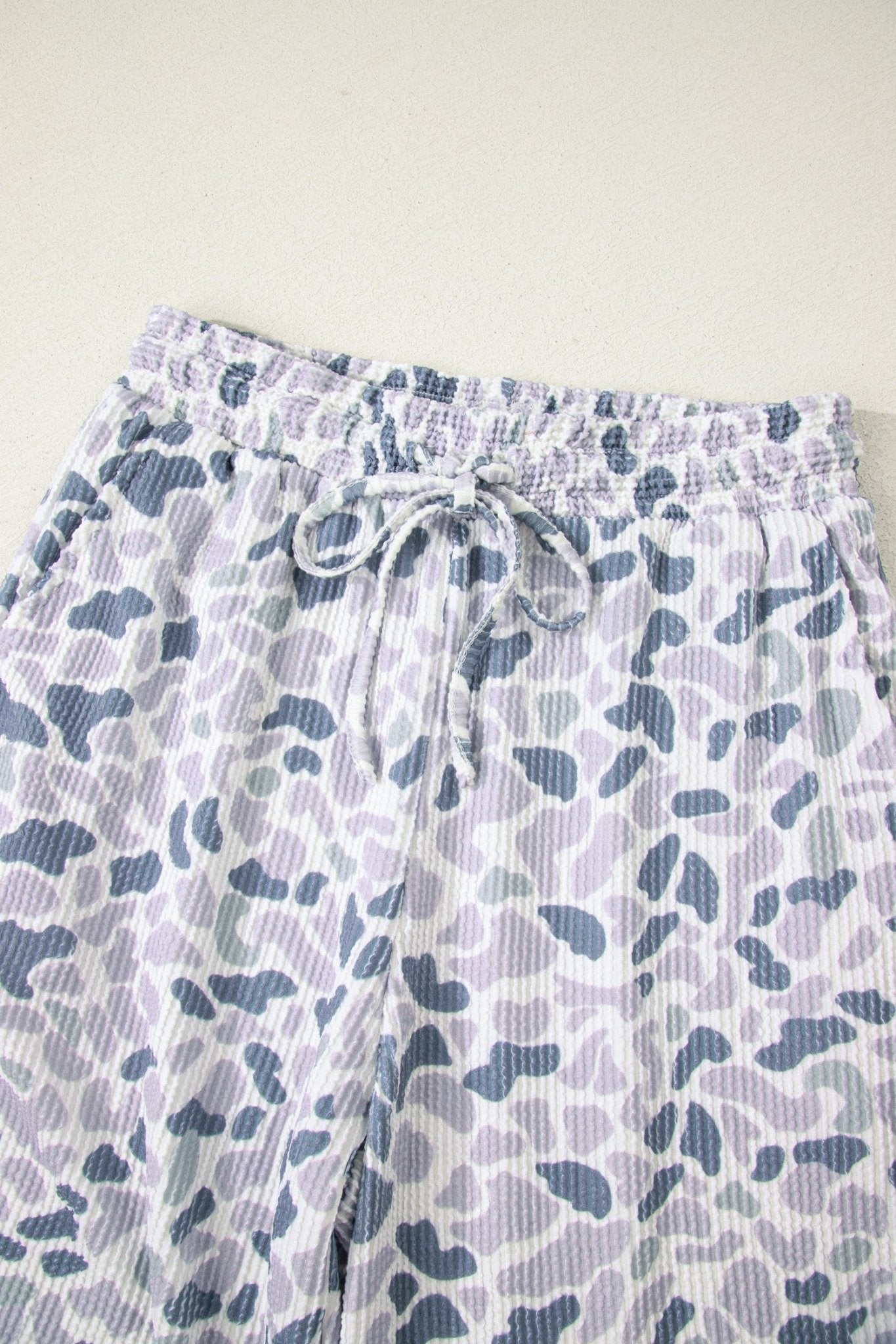 Camo Corded Knit Tee & Drawstring Pants Set - Rooted & Reckless Co.