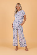 Camo Corded Knit Tee & Drawstring Pants Set - Rooted & Reckless Co.