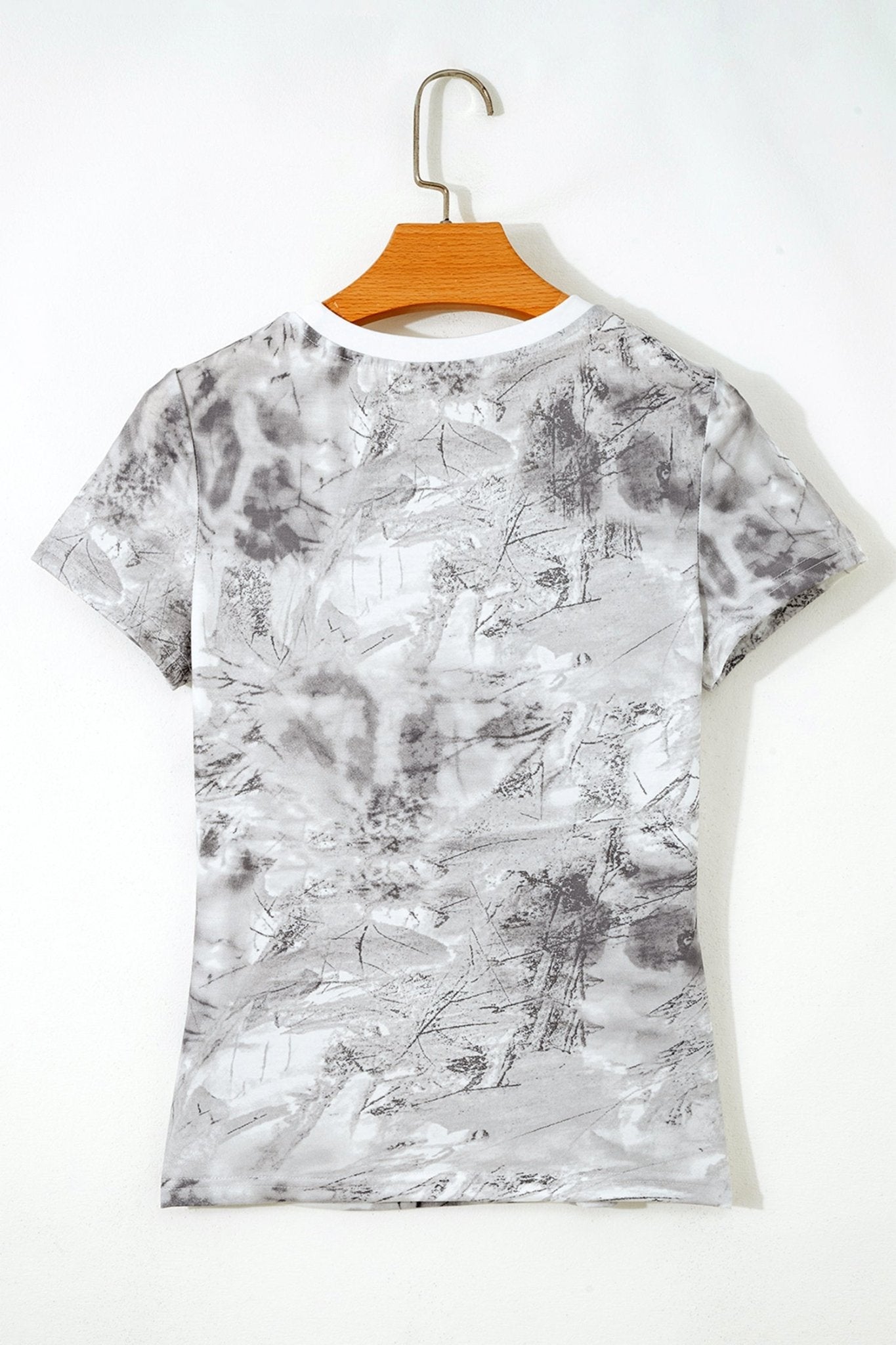 Camo Crew Neck Short Sleeve T-Shirt - Rooted & Reckless Co.
