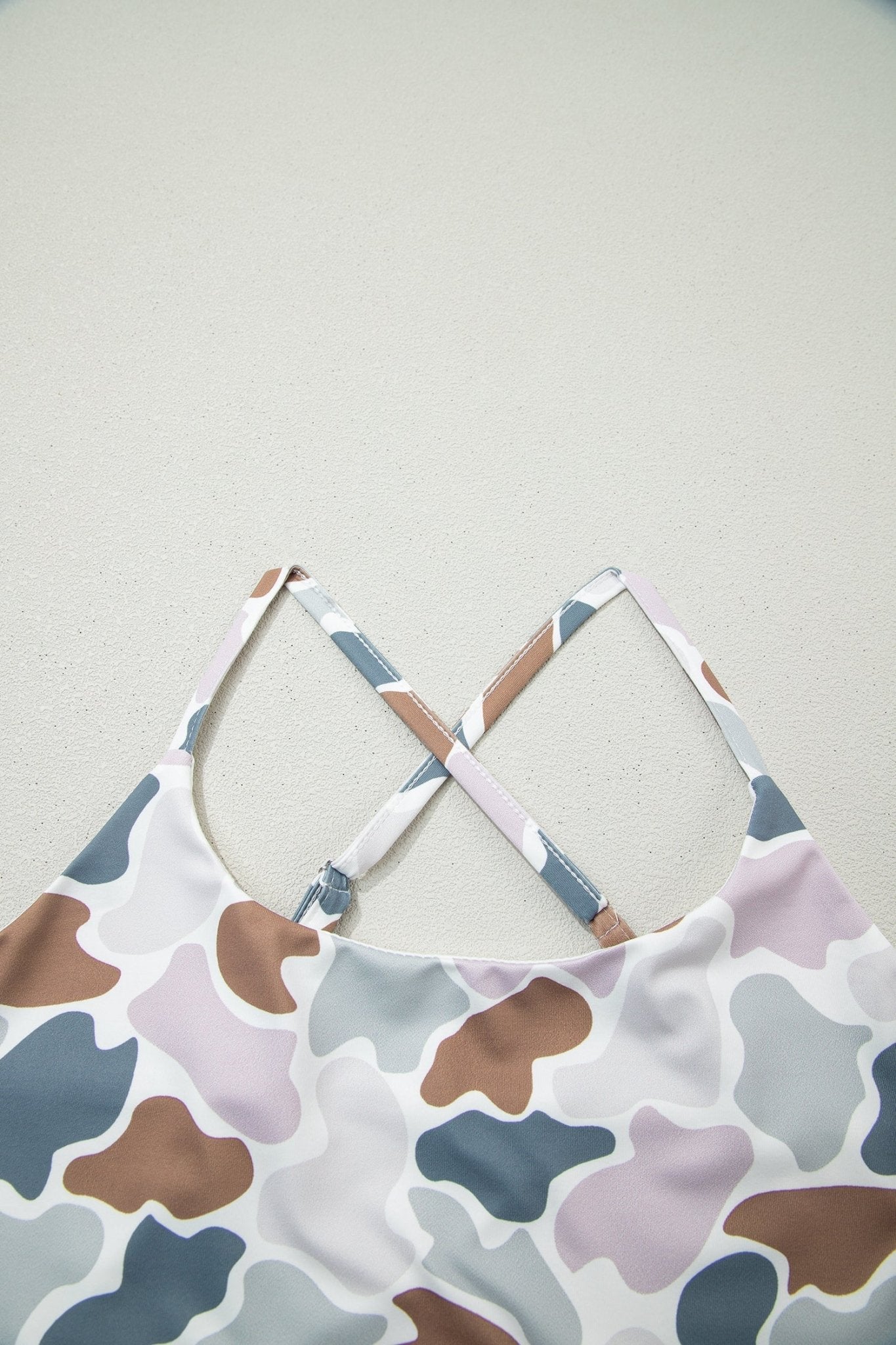 Camo Cropped Tank & Shorts Athleisure Set - Rooted & Reckless Co.