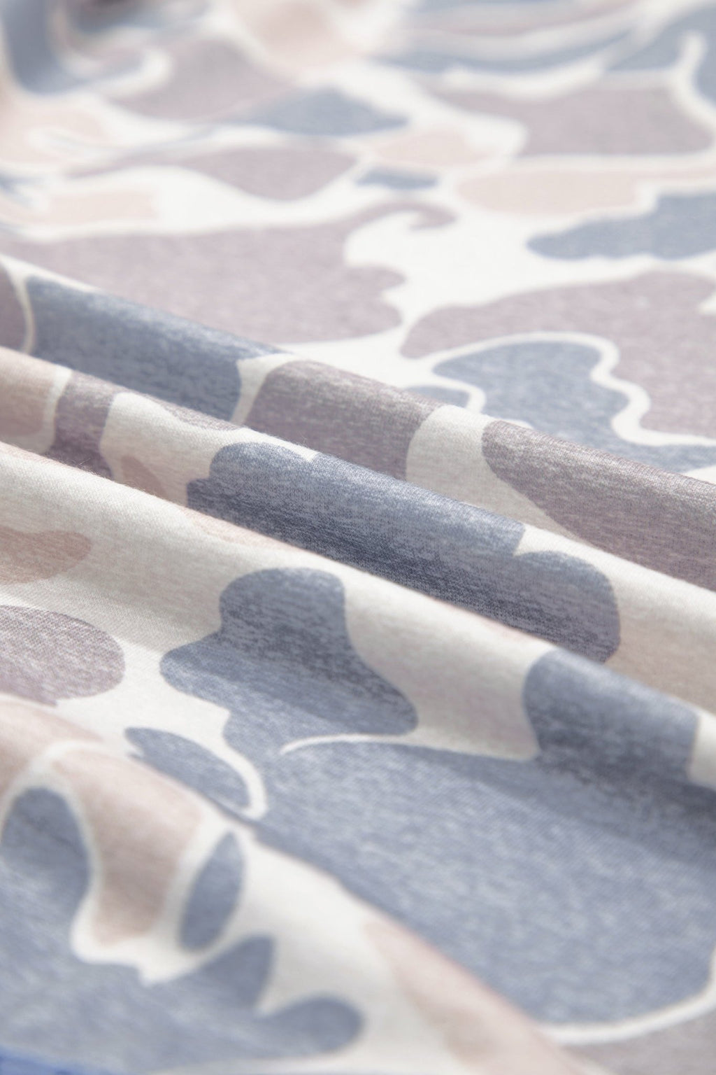 Camo Denim Patchwork Polo Collar Tee - Rooted & Reckless Co.