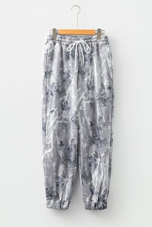 Camo Drawstring Elastic Waist Jogger Pants - Rooted & Reckless Co.