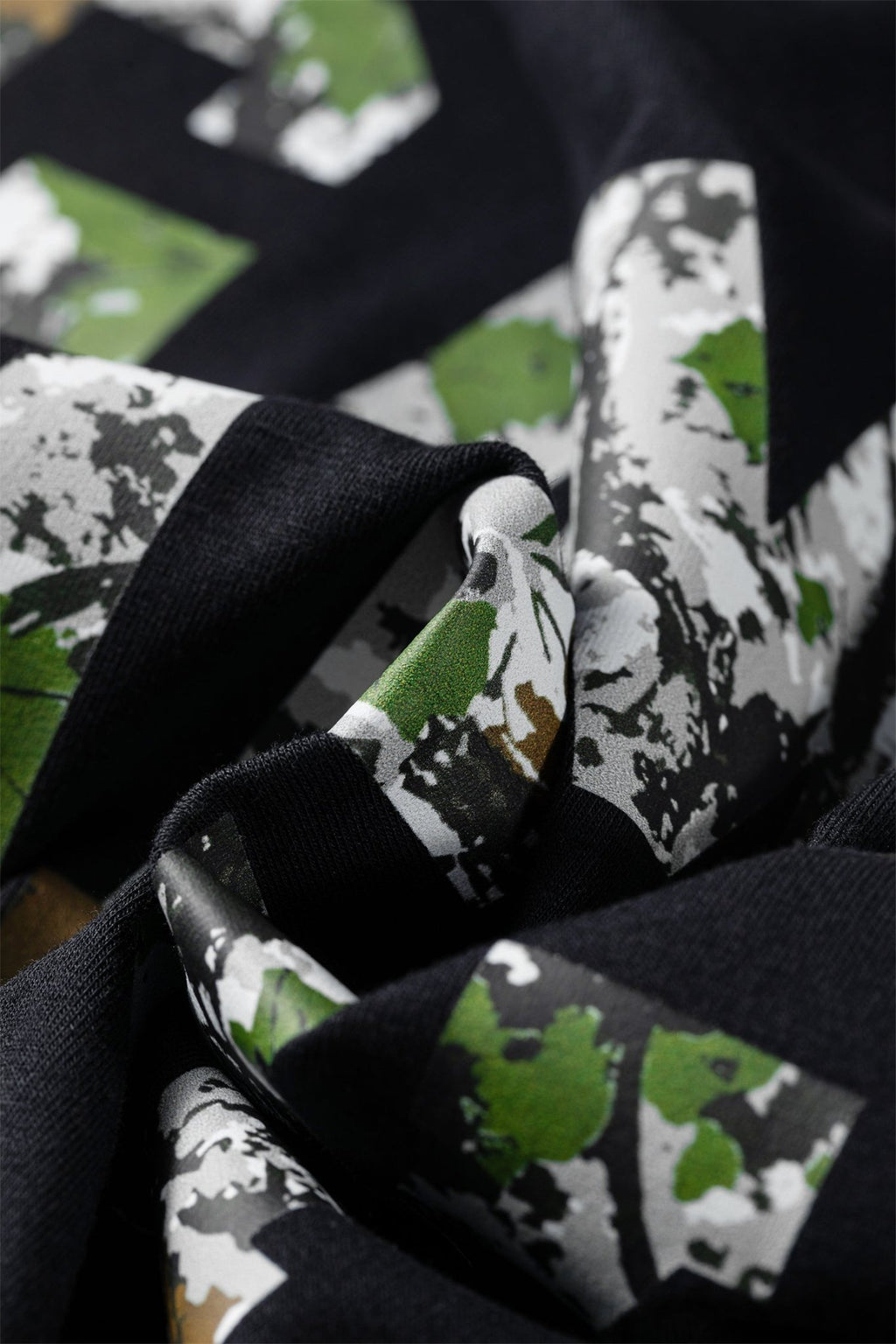 Camo Game Day Letter Graphic Round Neck T-Shirt - Rooted & Reckless Co.