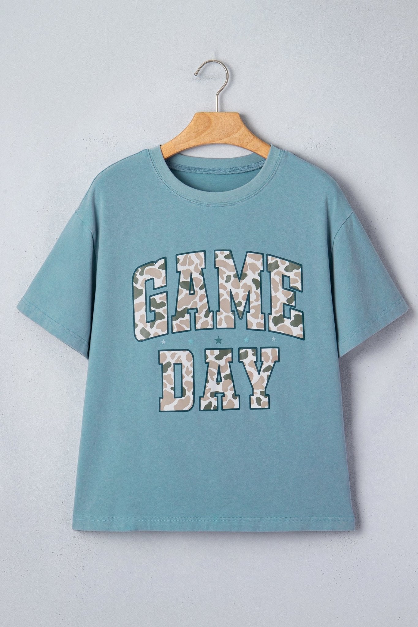 Camo Game Day Short Sleeve Graphic T-Shirt - Rooted & Reckless Co.