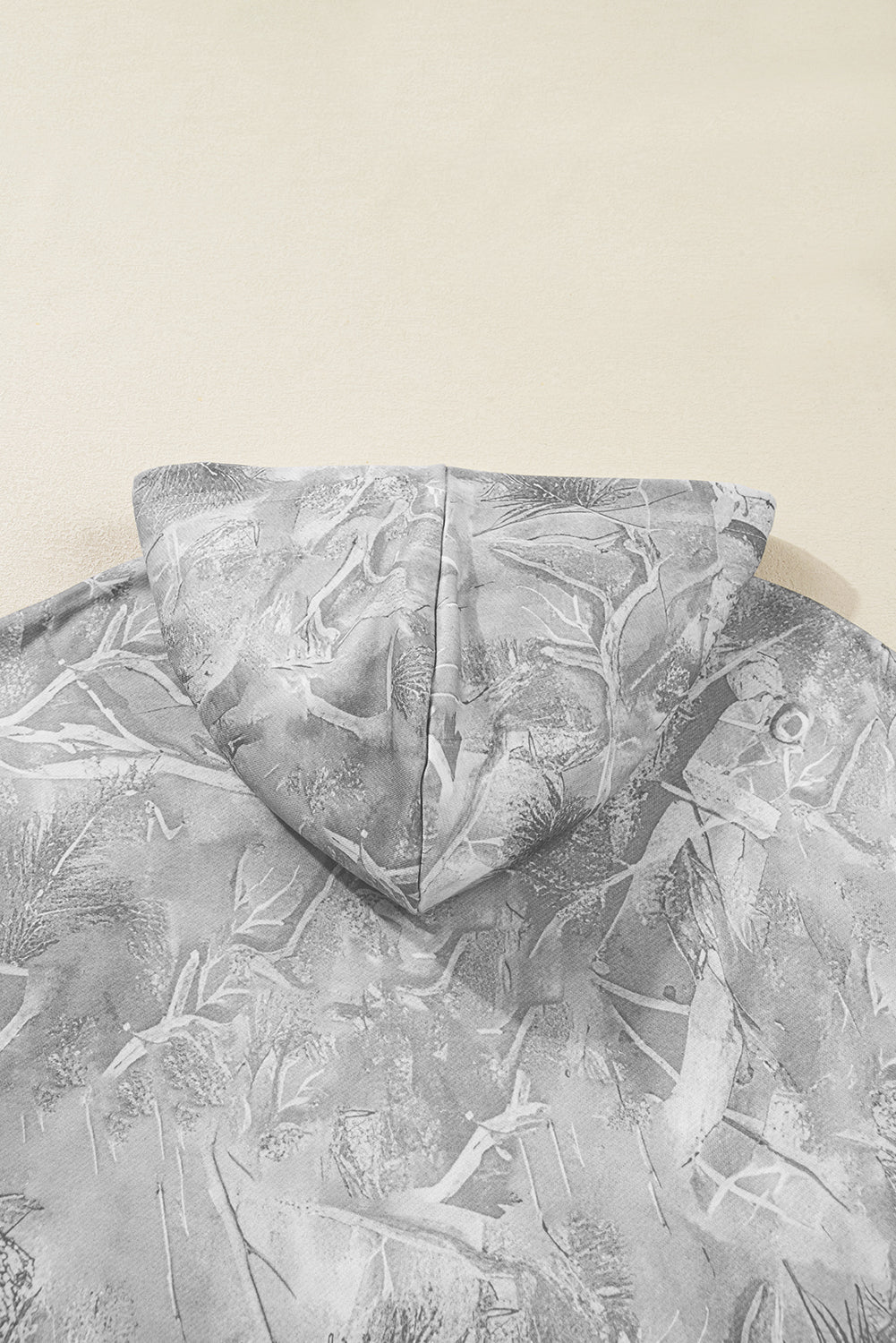 Camo Kangaroo Pocket Drop Shoulder Hoodie - Rooted & Reckless Co.