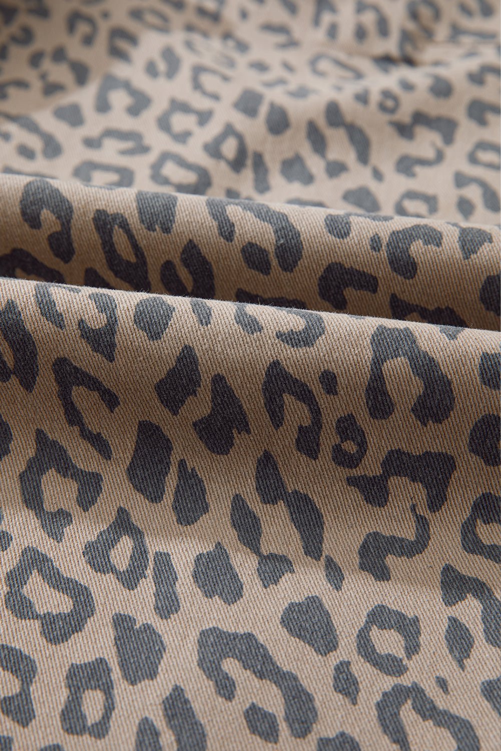 Camo & Leopard Denim Drawstring Waist Barrel Jeans - Rooted & Reckless Co.
