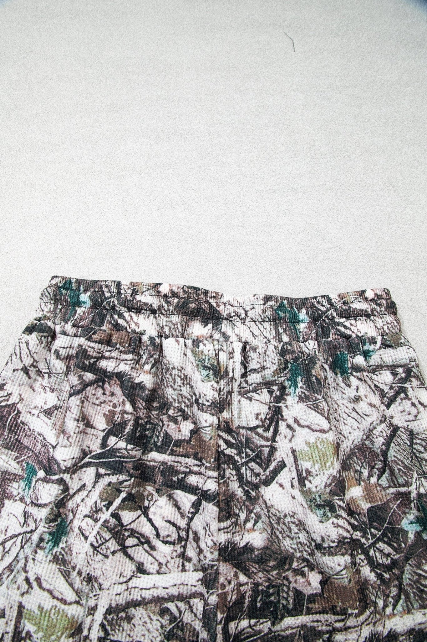 Camo Long Sleeve Top & Elastic Waist Shorts Set - Rooted & Reckless Co.
