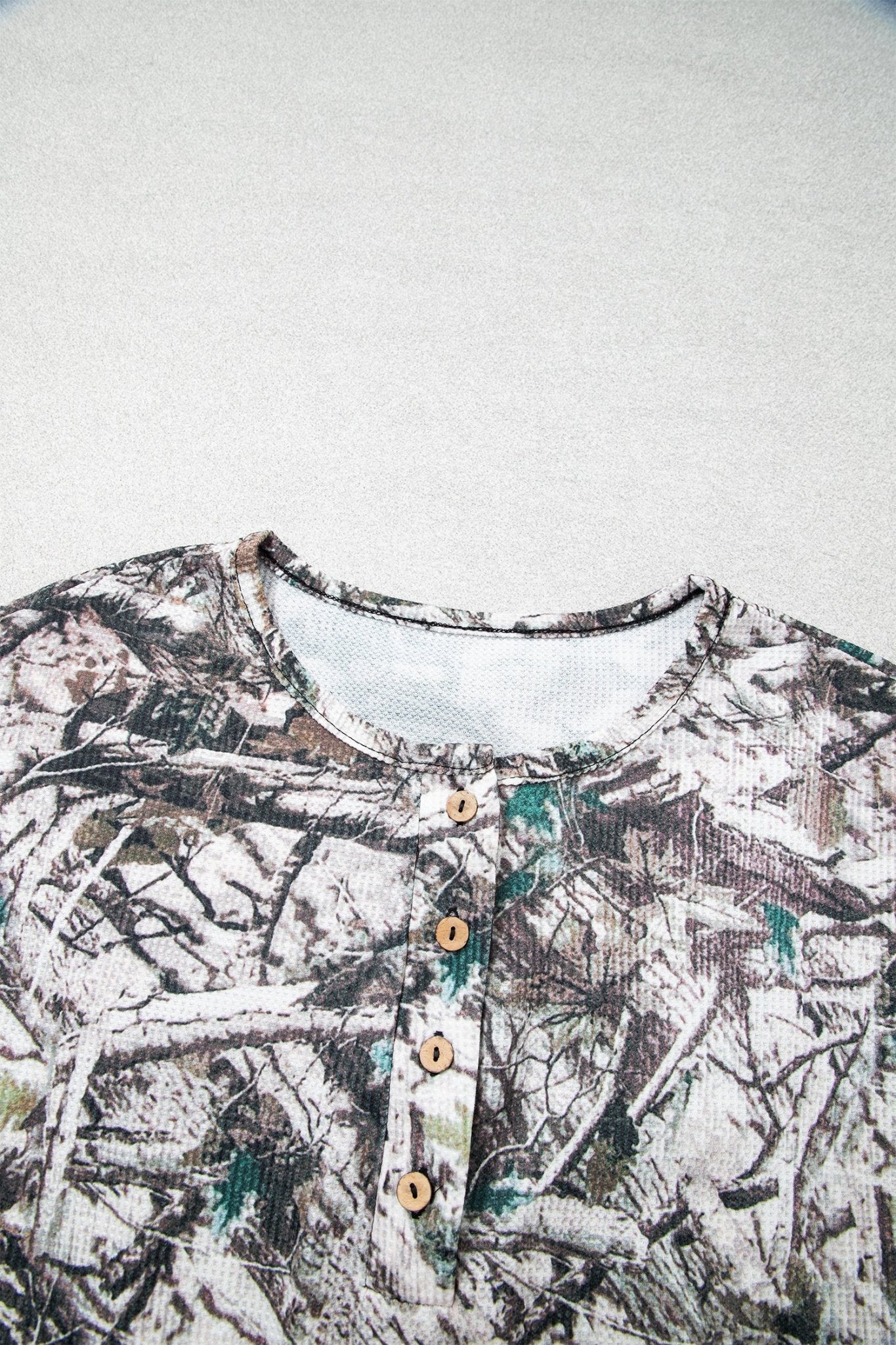 Camo Long Sleeve Top & Elastic Waist Shorts Set - Rooted & Reckless Co.