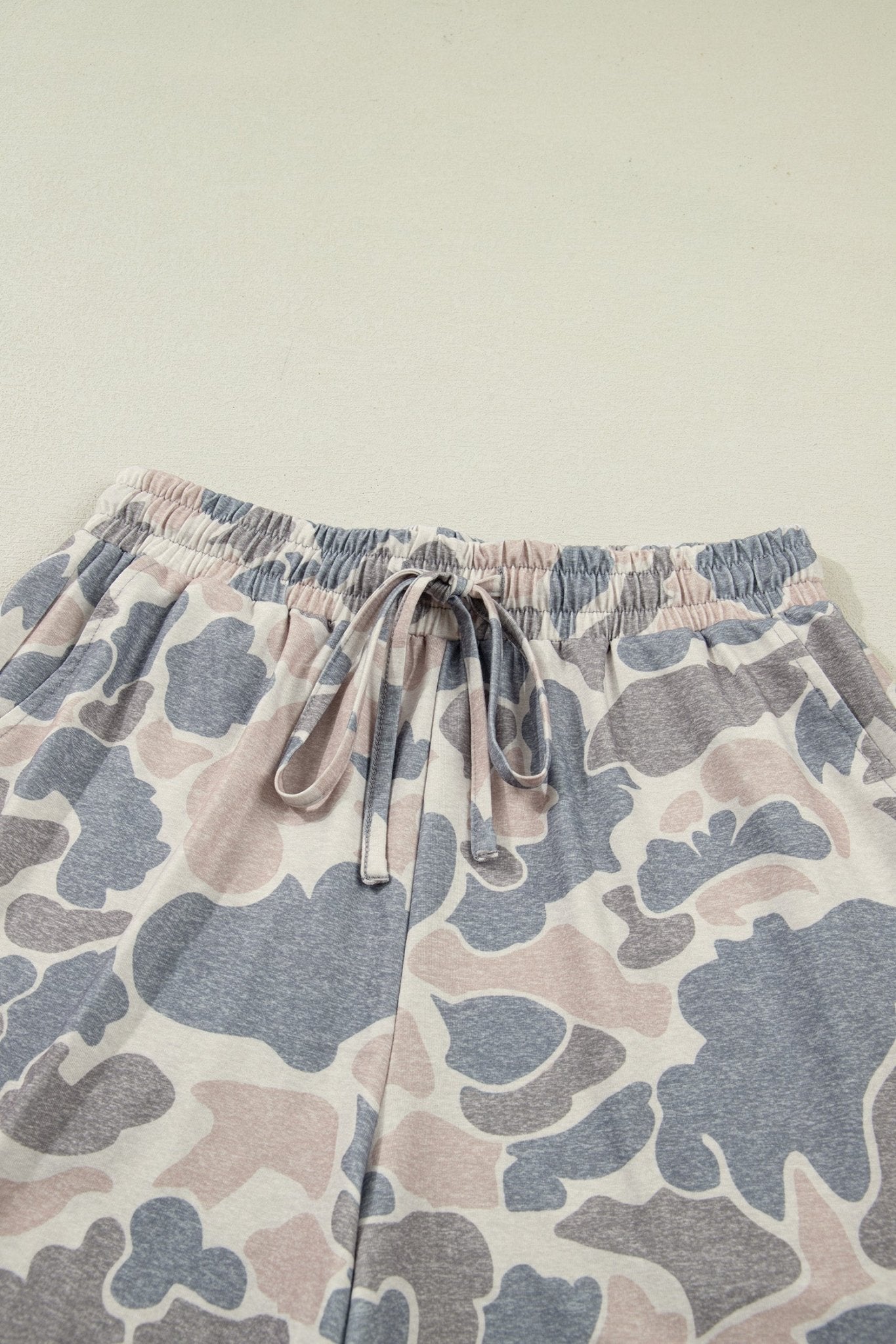 Camo Loose Tee & Drawstring Shorts Set - Rooted & Reckless Co.