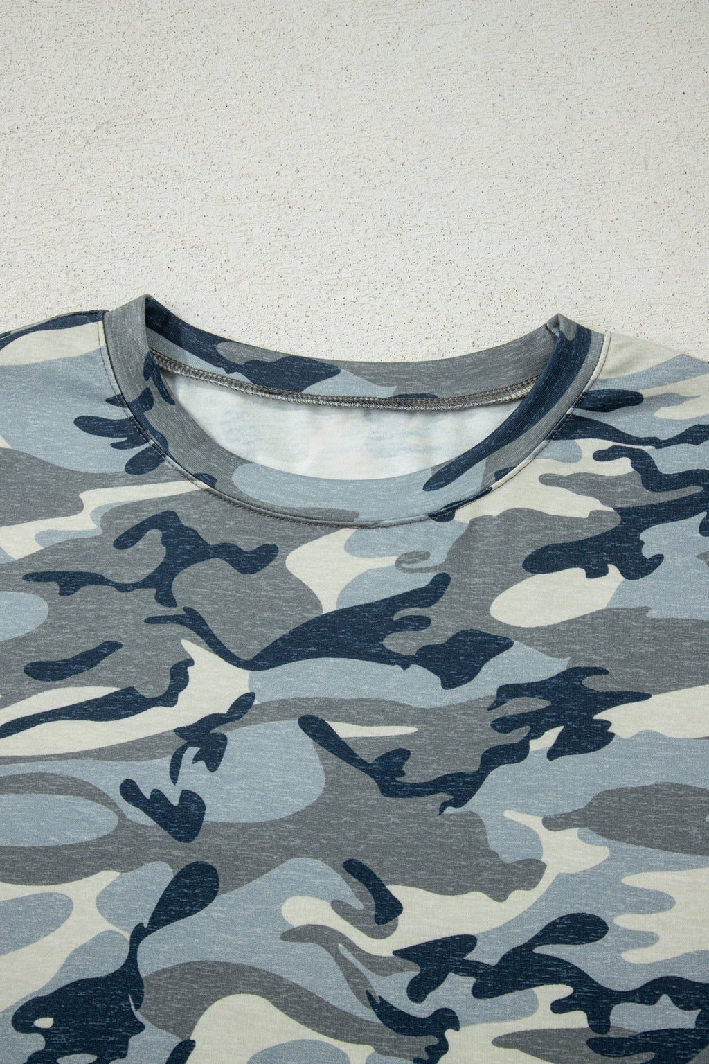Camo Short Sleeve Crew Neck T-Shirt - Rooted & Reckless Co.