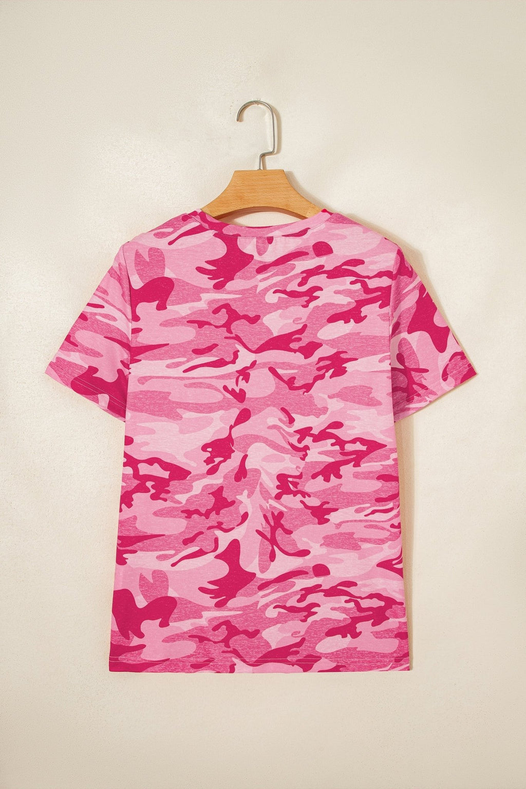 Camo Short Sleeve Crew Neck T-Shirt - Rooted & Reckless Co.