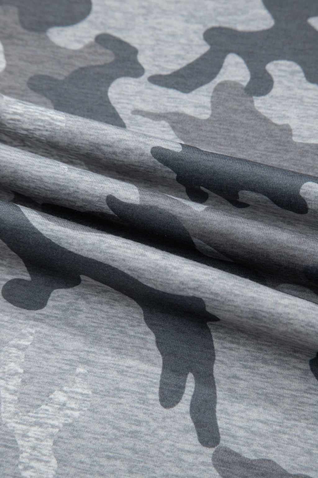 Camo Short Sleeve Round Neck T-Shirt - Rooted & Reckless Co.