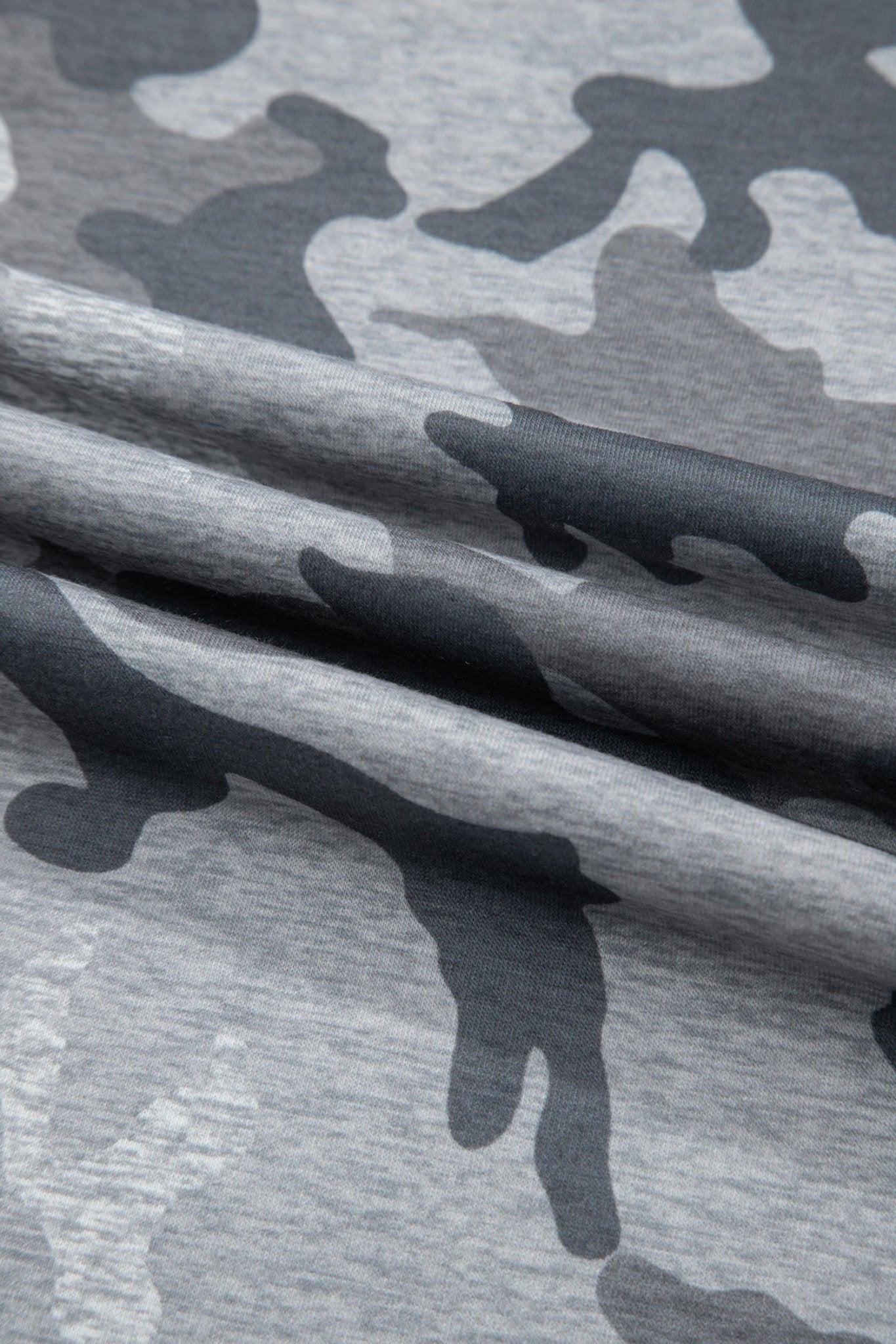Camo Short Sleeve Round Neck T-Shirt - Rooted & Reckless Co.