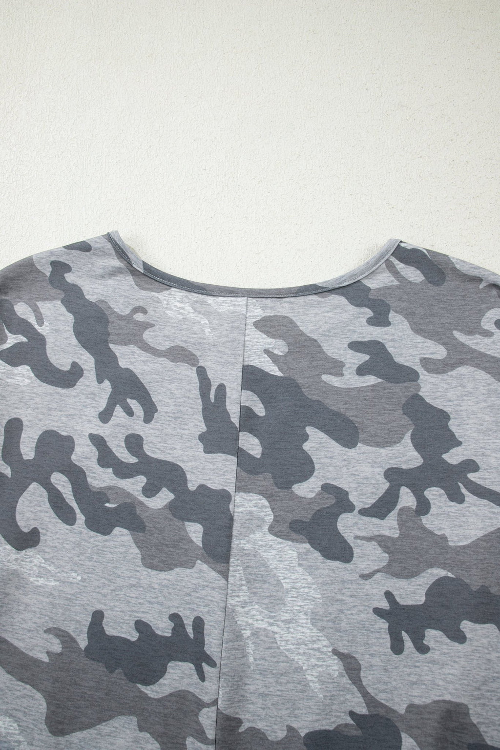 Camo Short Sleeve Round Neck T-Shirt - Rooted & Reckless Co.