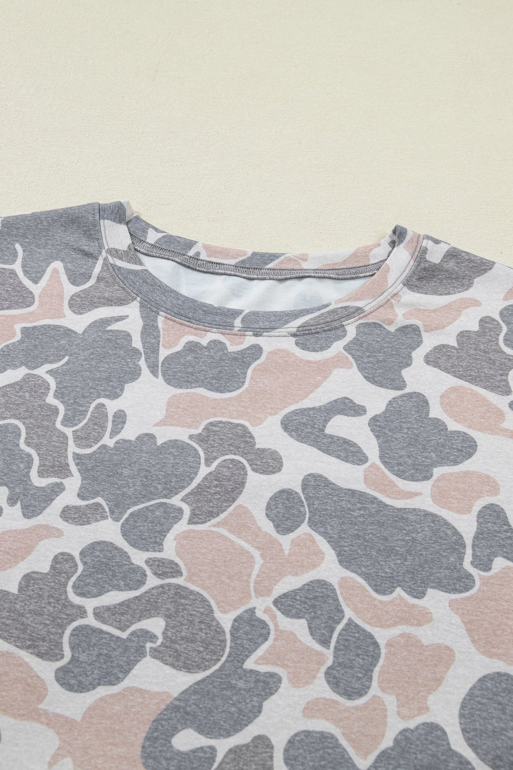 Camo Short Sleeve Top & Wide Leg Pants Set - Rooted & Reckless Co.
