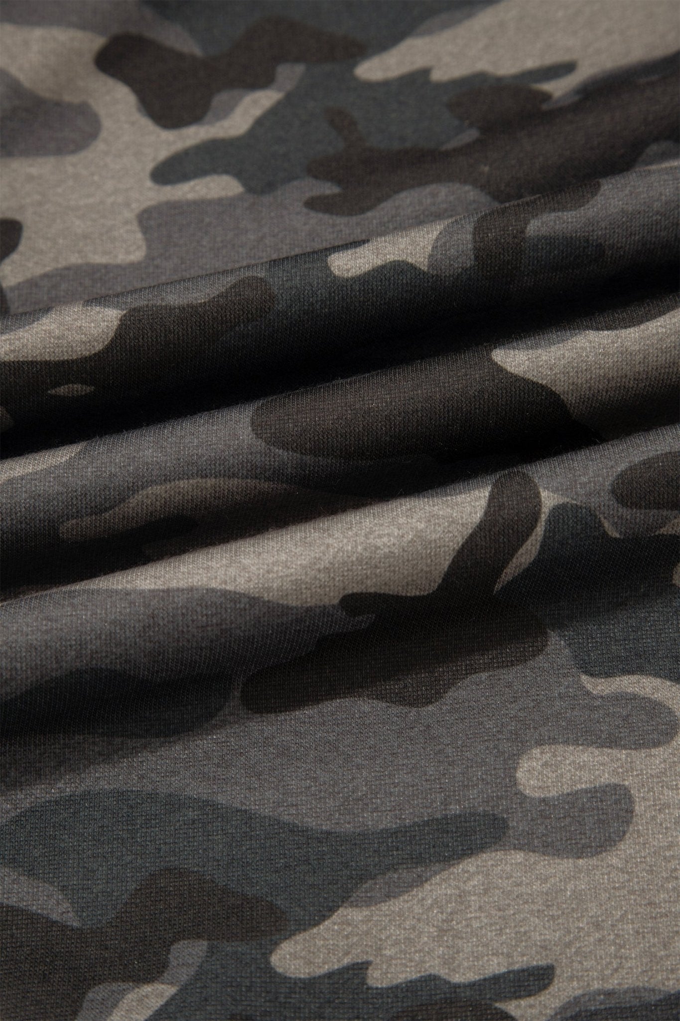 Camo Side Stripe Panel Drawstring Pants - Rooted & Reckless Co.