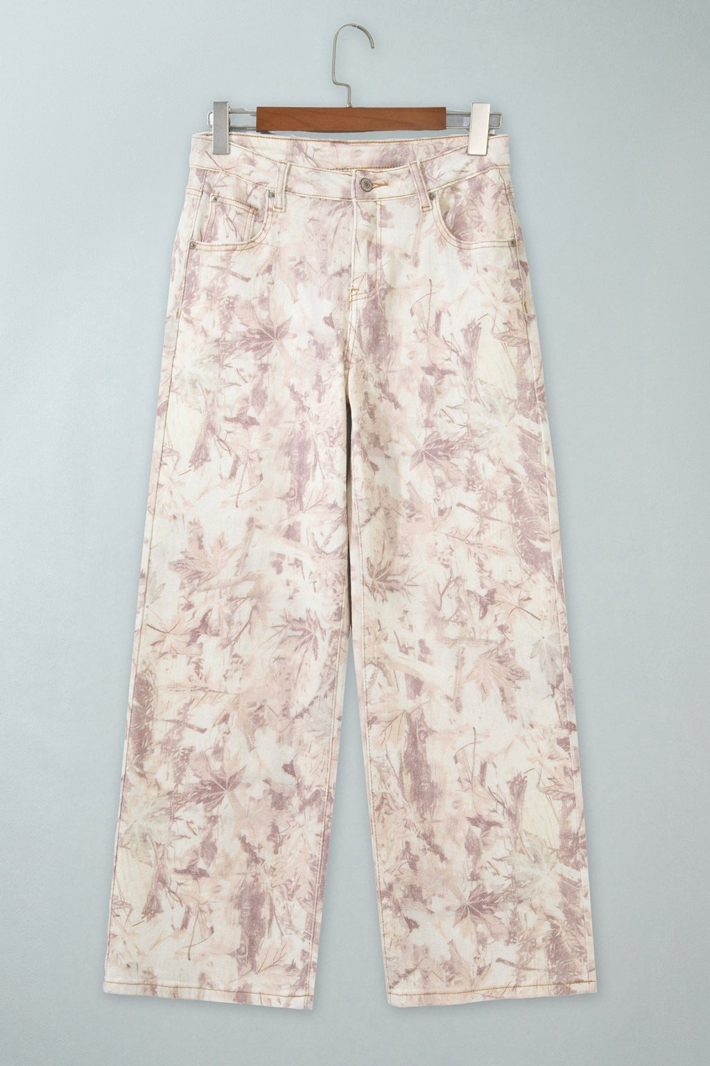 Camo Tummy Control Denim Wide Leg Jeans - Rooted & Reckless Co.