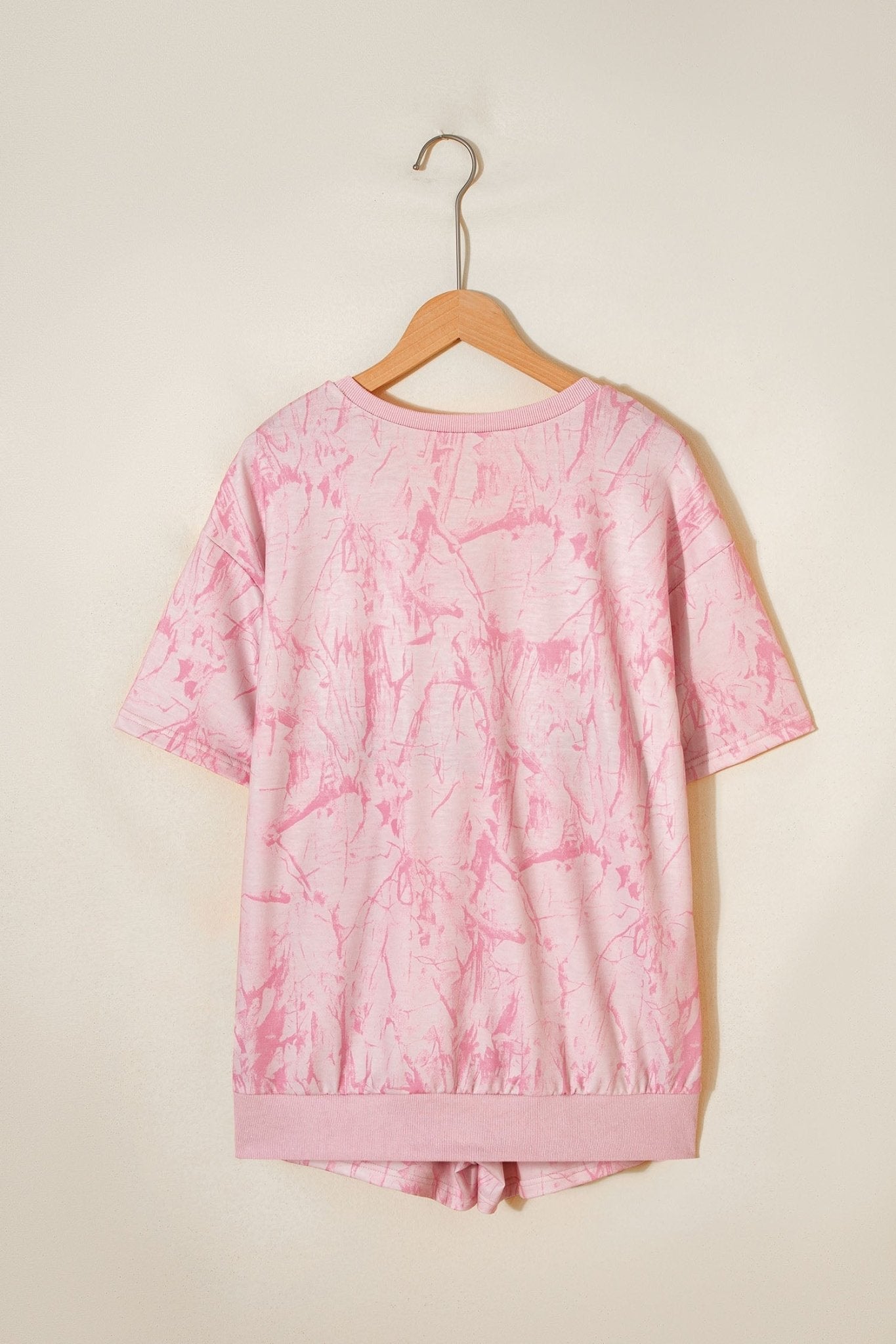 Camo V-Neck Tee & Drawstring Shorts Set - Rooted & Reckless Co.