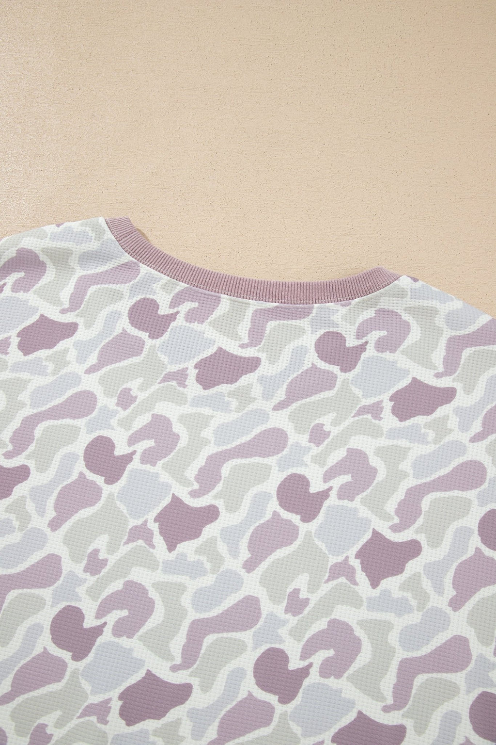 Camo Waffle Knit Long Sleeve Top & Shorts Set - Rooted & Reckless Co.