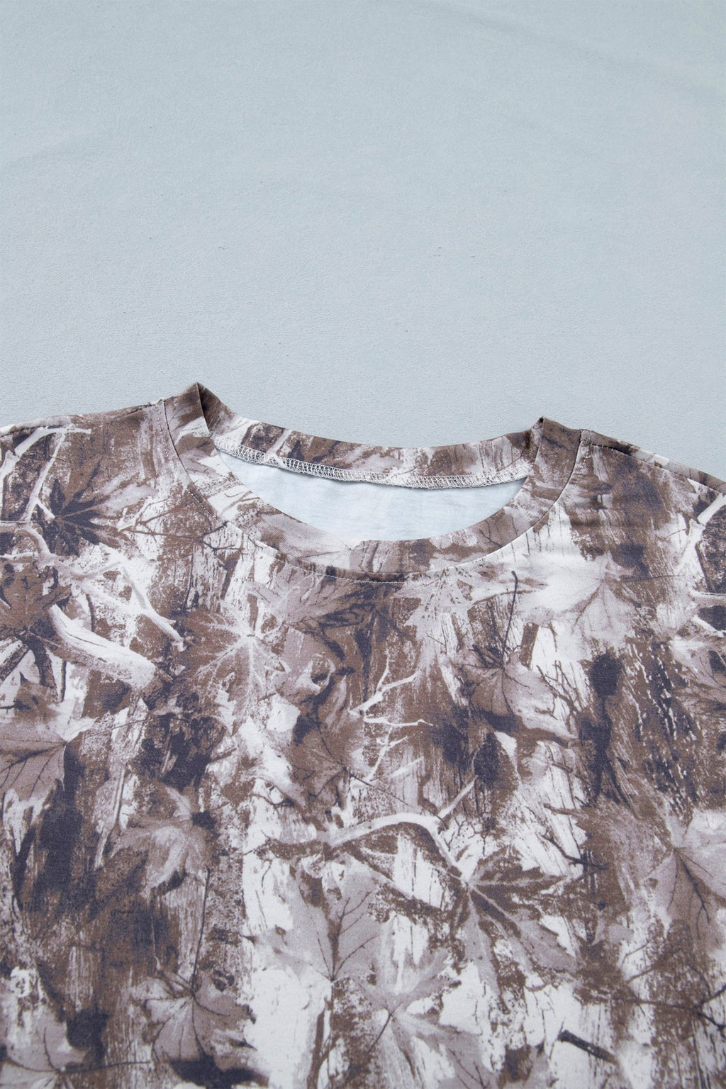 Camo Woodland Drop Shoulder Tunic Tee - Rooted & Reckless Co.