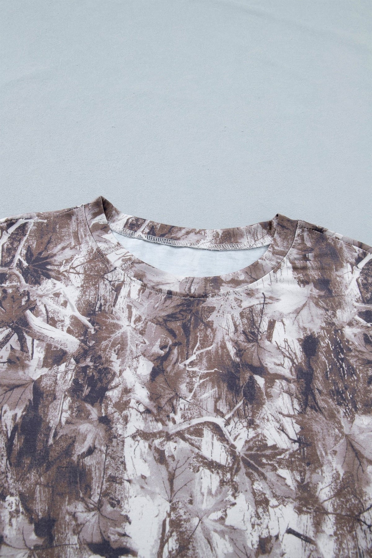 Camo Woodland Drop Shoulder Tunic Tee - Rooted & Reckless Co.