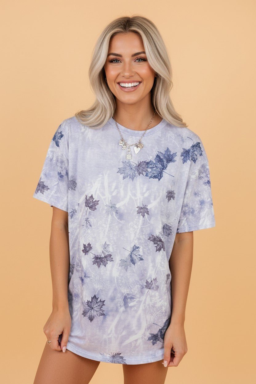Camo Woodland Drop Shoulder Tunic Tee - Rooted & Reckless Co.