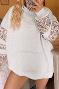 Camouflage Patchwork Long Sleeve Hoodie - Rooted & Reckless Co.