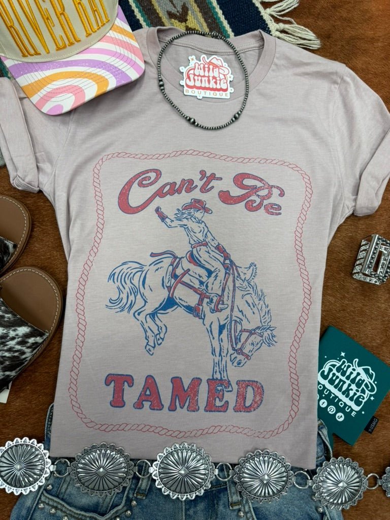 Can't Be Tamed Western Graphic Tee - Rooted & Reckless Co.
