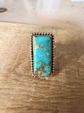 Catalina Turquoise and Copper Adjustable Ring - Rooted & Reckless Co.