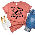 Celestial Tshirt, trendy shirts, moon shirt, boho hippie shirt, sunshine shirt, moon t shirt, live by the sun love by the moon - Rooted & Reckless Co.