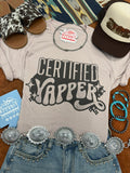 Certified Yapper Graphic Tee - Rooted & Reckless Co.