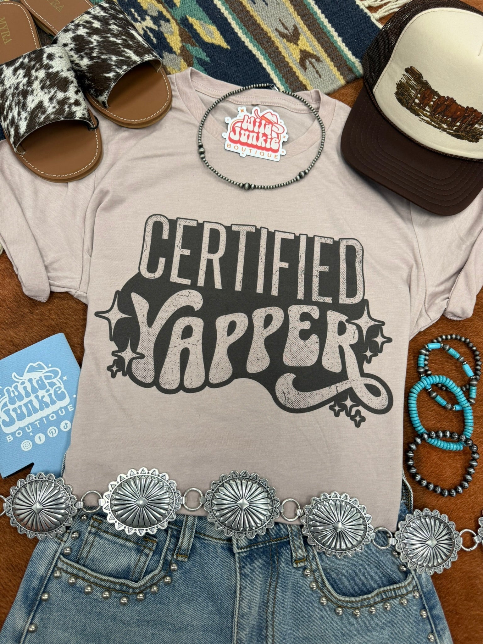 Certified Yapper Graphic Tee - Rooted & Reckless Co.