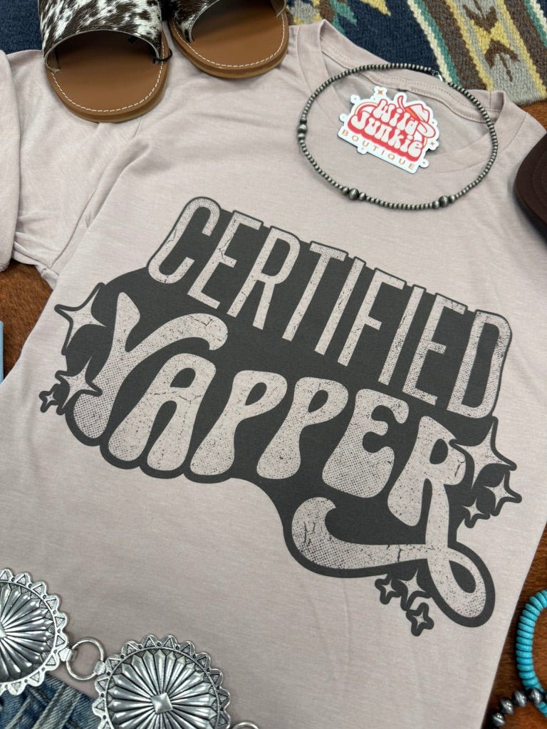 Certified Yapper Graphic Tee - Rooted & Reckless Co.