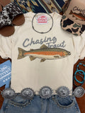 Chasing Trout Graphic Tee - Rooted & Reckless Co.