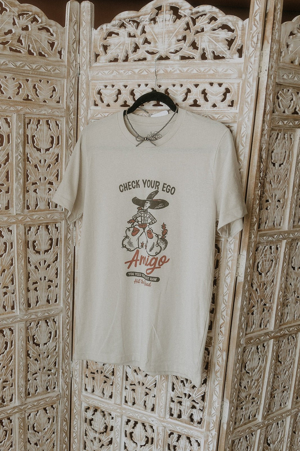 Check Your Ego Amigo Cowboy Graphic Tee - Rooted & Reckless Co.