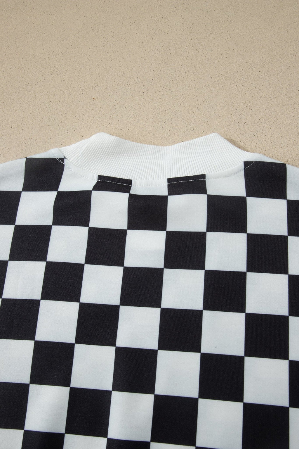 Checker Colorblock Mock Neck Top & Short Set - Rooted & Reckless Co.