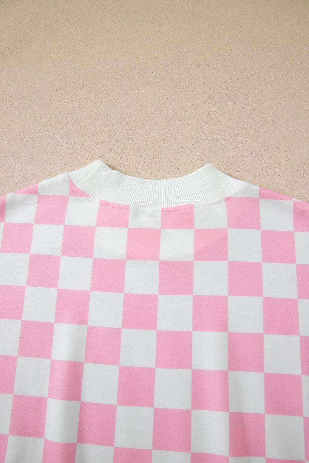 Checker Colorblock Mock Neck Top & Short Set - Rooted & Reckless Co.