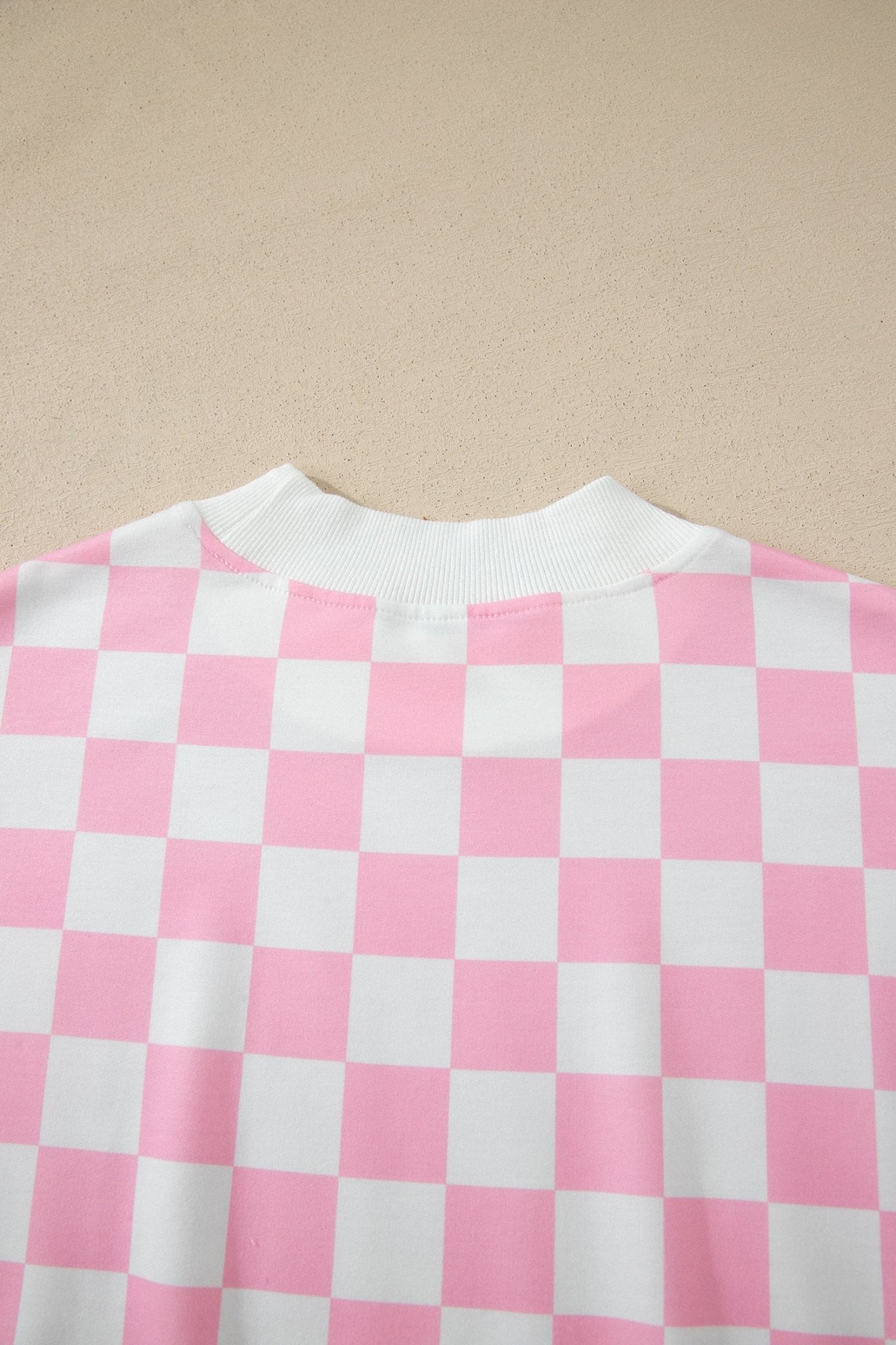 Checker Colorblock Mock Neck Top & Short Set - Rooted & Reckless Co.
