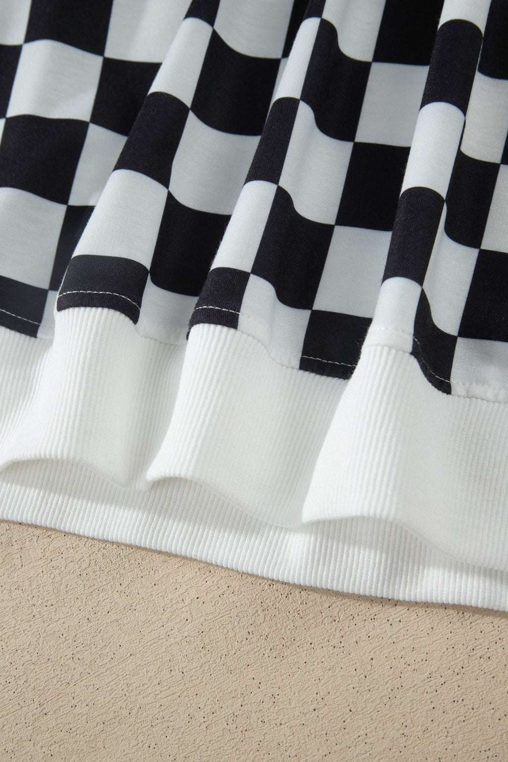 Checker Colorblock Mock Neck Top & Short Set - Rooted & Reckless Co.