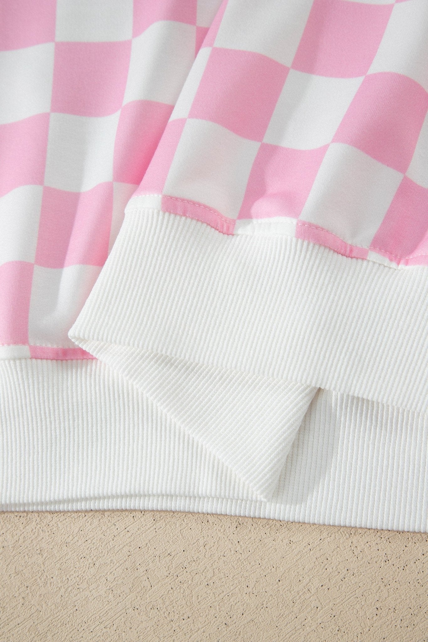 Checker Colorblock Mock Neck Top & Short Set - Rooted & Reckless Co.