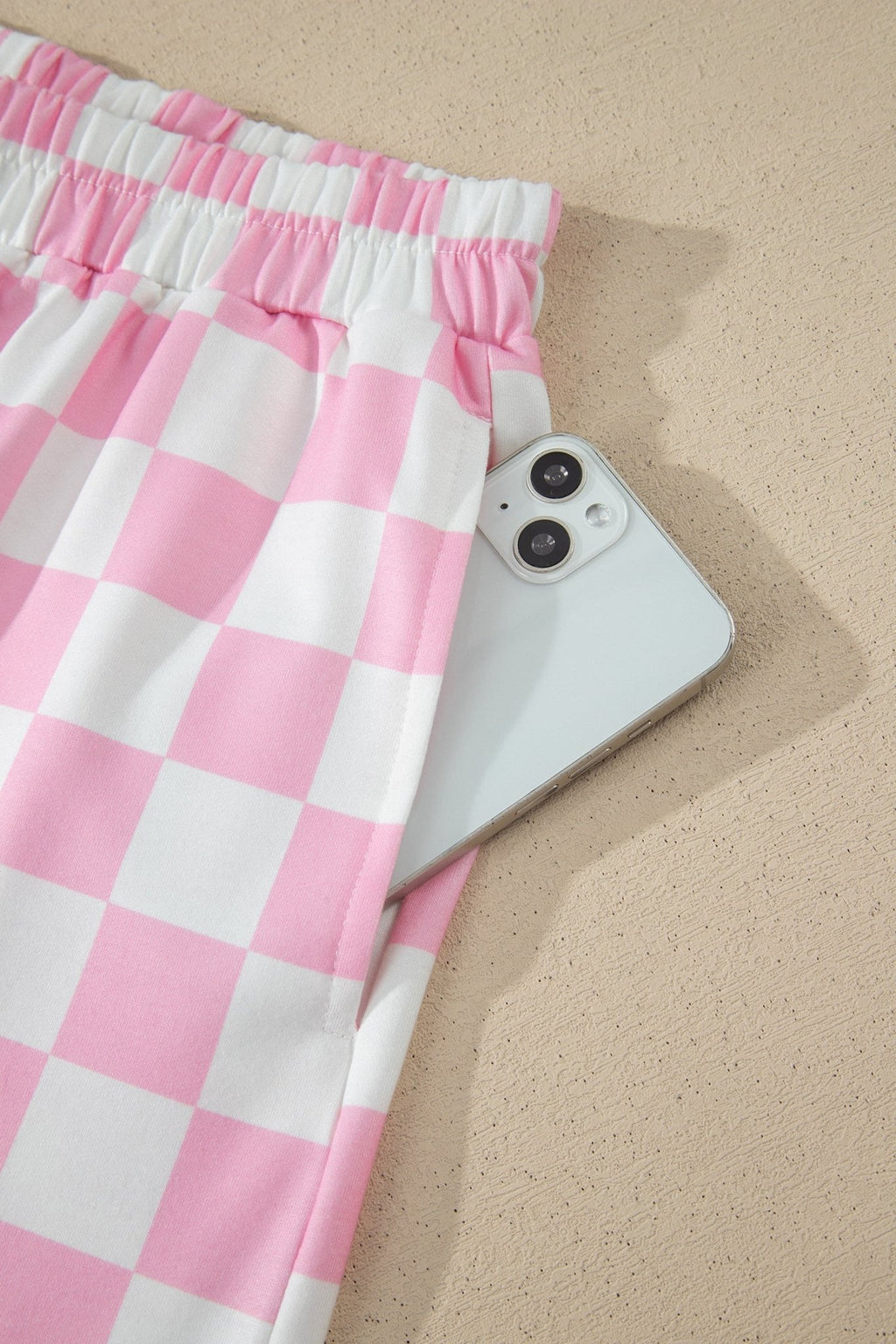 Checker Colorblock Mock Neck Top & Short Set - Rooted & Reckless Co.