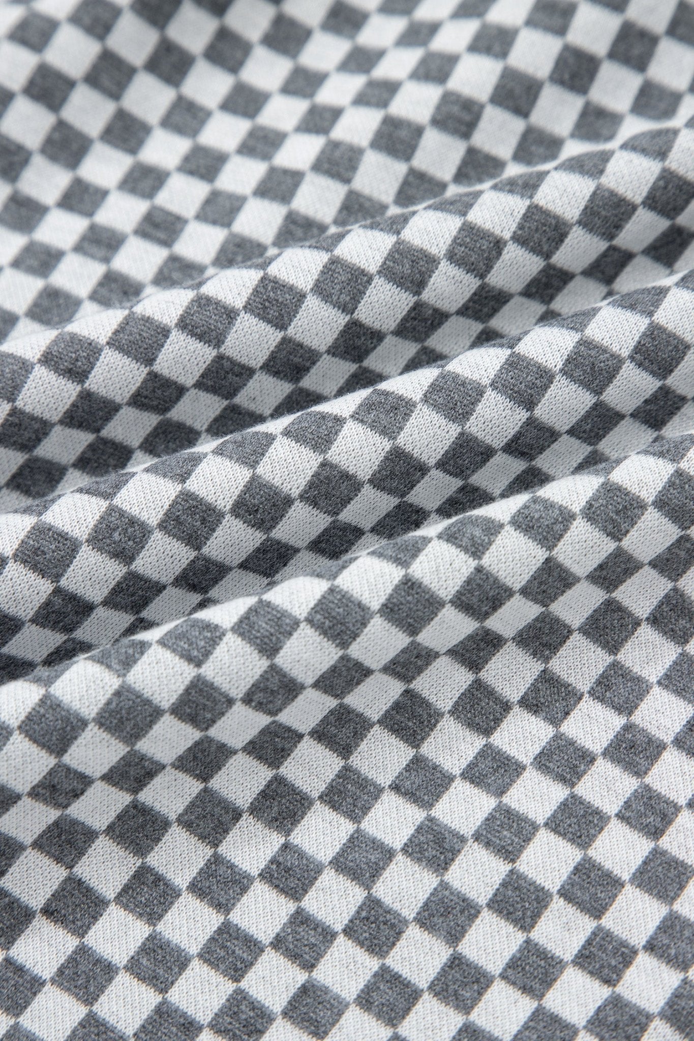 Checker Drawstring Elastic Waist Pocketed Shorts - Rooted & Reckless Co.