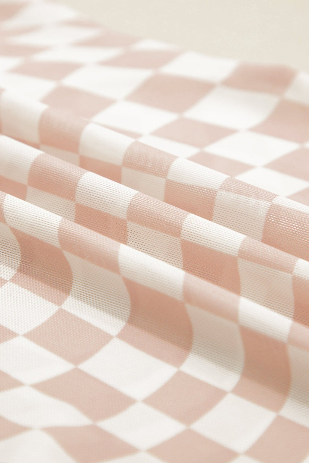 Checker Mesh Mock Neck Short Sleeve T-Shirt - Rooted & Reckless Co.