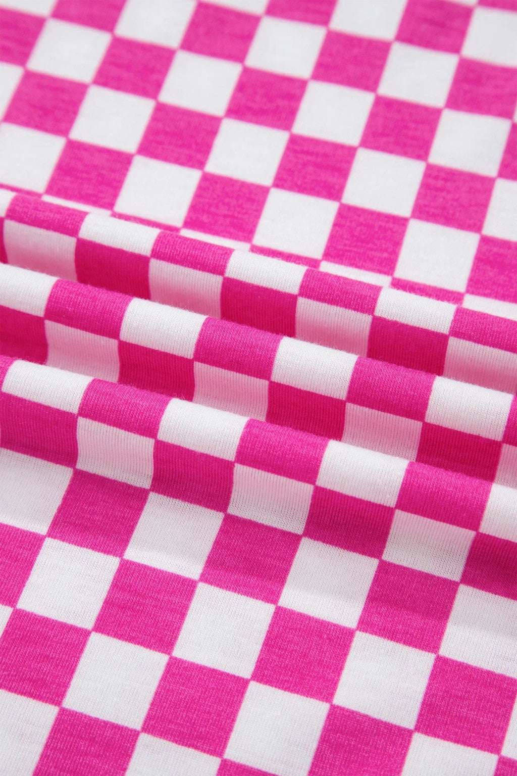 Checker Short Sleeve Tee & Pants Lounge Set - Rooted & Reckless Co.