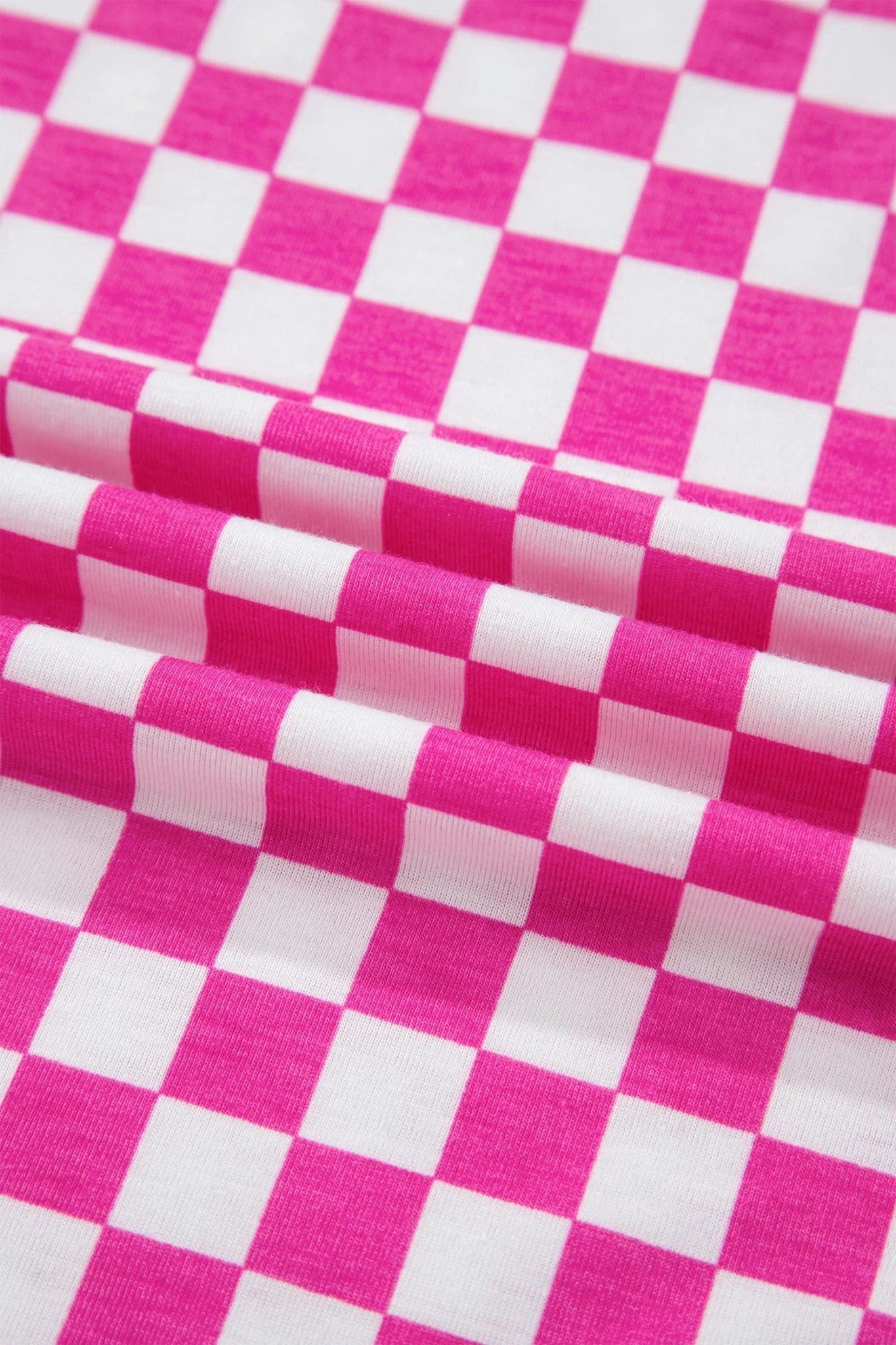 Checker Short Sleeve Tee & Pants Lounge Set - Rooted & Reckless Co.